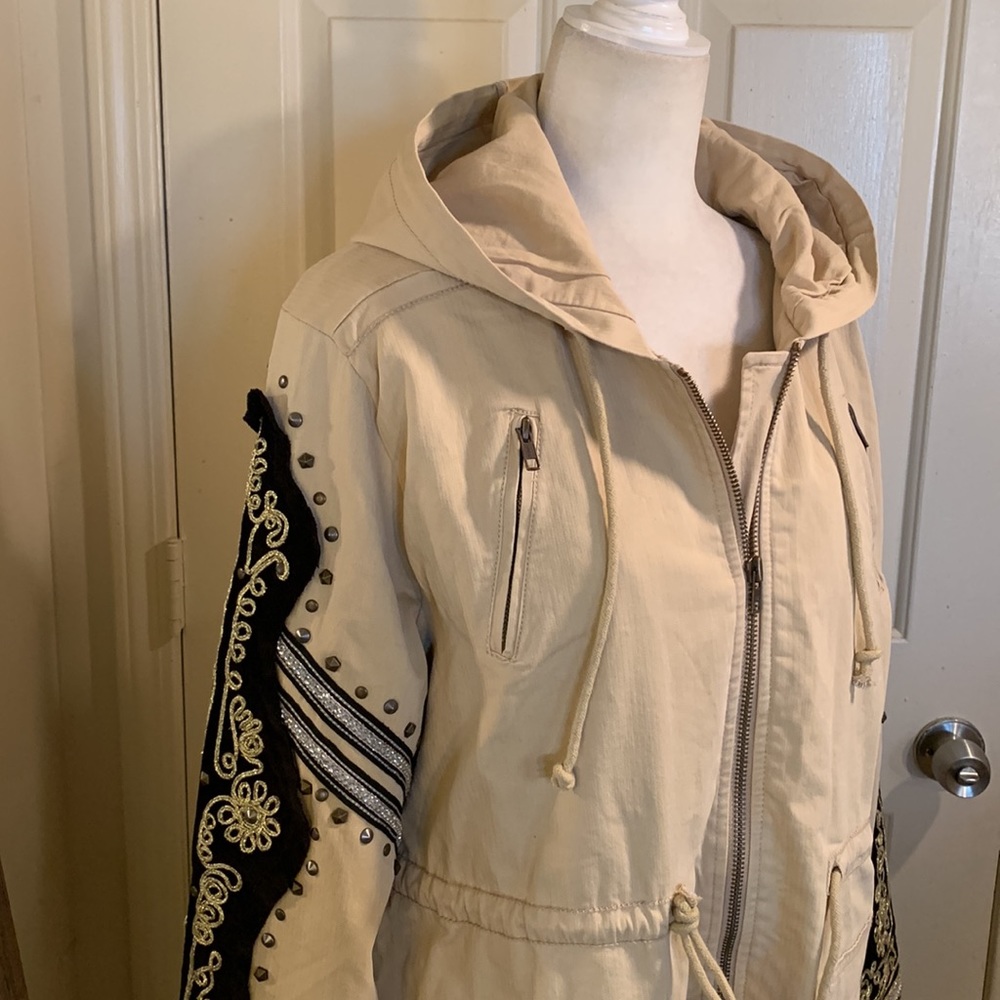 Golden Quill Military Parka Free People - Picture 6 of 13